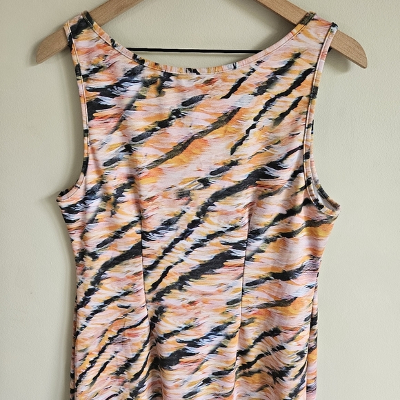 Ala Von Auersperg Womens Lavinia Sleeveless Stretch Knit Dress in Bengal - Picture 8 of 11